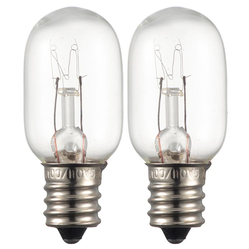 長寿命ナツメ球(5W/白熱電球/クリア/E12/2個入り)_06-0568_LB-NLC5W_OHM(オーム電機)