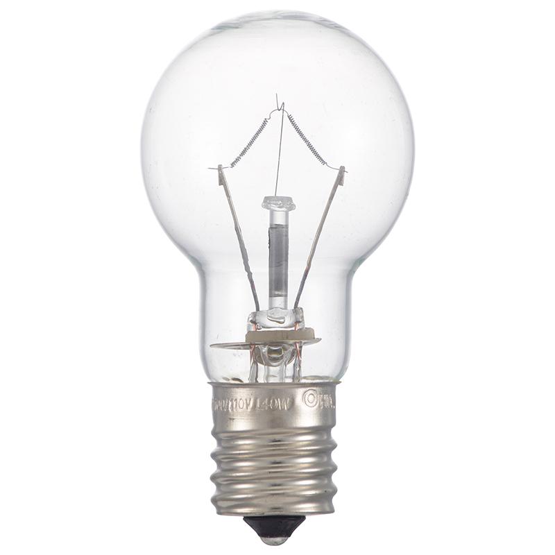 長寿命ミニクリプトン電球(40W形/E17/クリア/2個入り)_06-0586_LB-PS35L40C-2P_OHM(オーム電機)