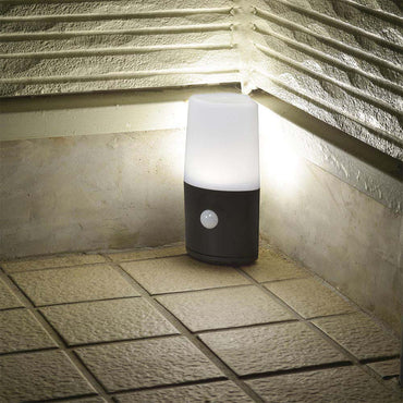 LEDポーチライト(160Lm/明暗+人感センサー/昼白色/防水仕様IPX4/単3形×4本使用)_06-0855_LS-B160JC-3_OHM(オーム電機)