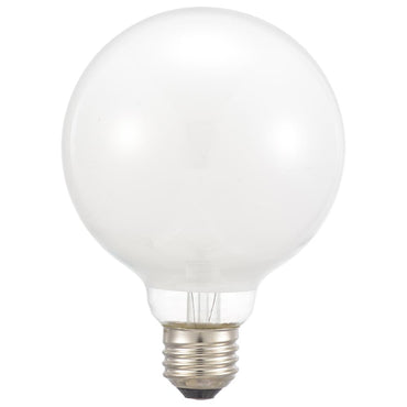 ボール球 長寿命(60W/ホワイト/電球色/680 lm/調光機能対応/E26/G95)_06-0864_LB-GL9660K-WN_OHM(オーム電機)
