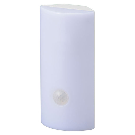 LEDナイトライト(明暗+人感センサー/60lm/昼白色/保護等級IPX4/単4形×3本使用/点灯保持時間10秒)_06-1634_NIT-BLA6JCS-WN_OHM(オーム電機)