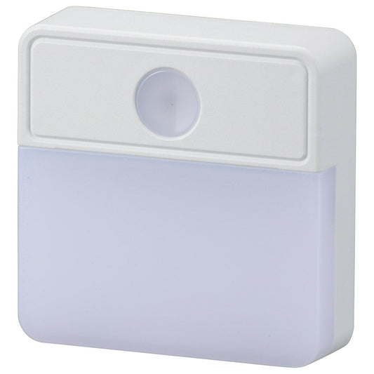 LEDナイトライト 薄型(明暗センサー式/45 lm/電球色/ホワイト)_06-1724_NIT-ALA6MSQ-WL_OHM(オーム電機)