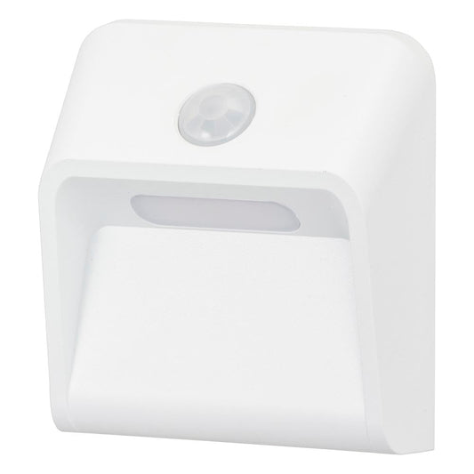 LEDナイトライト(明暗・人感センサー/壁面照射タイプ/電球色/30 lm/0.4W/点灯保持10秒)_06-1764_NIT-ALA6JW-WL_OHM(オーム電機)