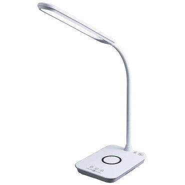 【ワイヤレス充電機能付き】LEDデスクライト(680Lm/ホワイト)_06-1844_ODS-LDQ338K-W_OHM(オーム電機)