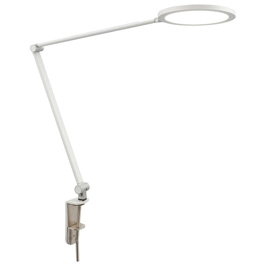 LEDアームライト(3段階調光/3段階調色/12W/ホワイト)_06-1947_AS-LDC6K-W_OHM(オーム電機)