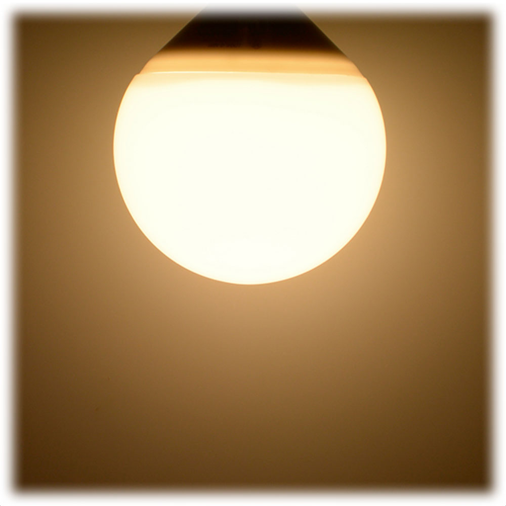 LED電球 ボール球形(40形相当/440Lm/3.8W/電球色/E26/全方向配光240°/密閉形器具対応)_06-3161_LDG4L-G AG51_OHM(オーム電機)