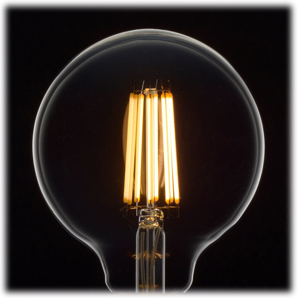 LEDフィラメントタイプ電球 ボール球形(100形相当/1560lm/電球色/G95/E26/全方向配光290°/調光器対応)_06-3460_LDG10L/D C6_OHM(オーム電機)