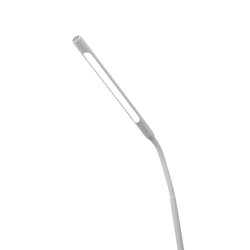 【タッチ式】LEDデスクライト(3段階調光/520lm/ホワイト)_06-3659_DS-LD42AG-W_OHM(オーム電機)