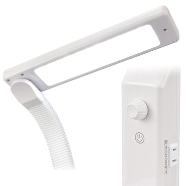 【JIS規格AA形相当】LED学習スタンド(無段階調光機能/昼光色/900lm/ホワイト)_06-3684_DS-LD95CG-W/RA93_OHM(オーム電機)