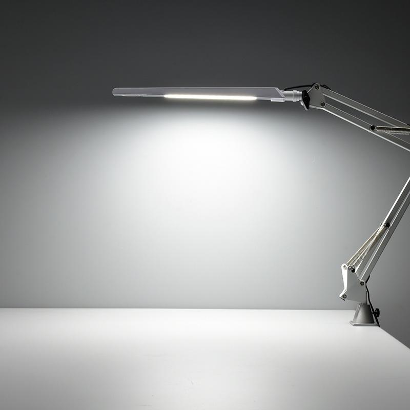 クランプ式LEDアームライト(昼白色/ホワイト)_06-3723_AS-LS28B-W_OHM(オーム電機)