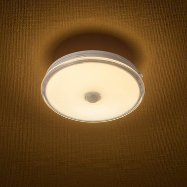 薄形LEDミニシーリングライト(ボール球60形相当/700 lm/8.4W/明暗・人感センサー/電球色)_06-3957_LE-Y8LK-WS R_OHM(オーム電機)