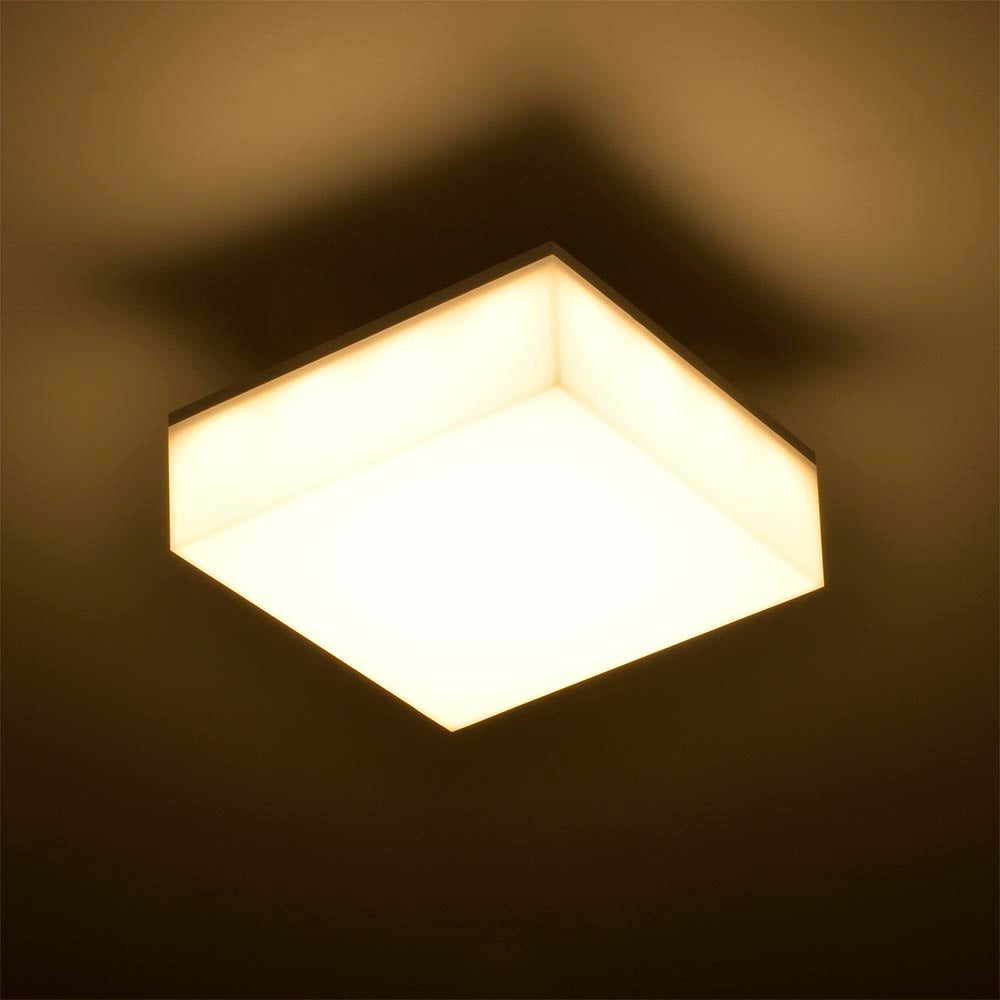 LEDミニシーリングライト【角形】(ボール球60形相当/720 lm/7.4W/電球色)_06-3961_LE-Y7LK-WK_OHM(オーム電機)