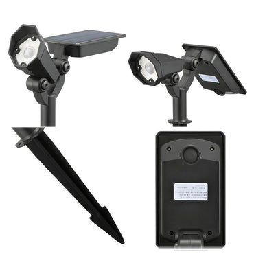 LED庭園灯(ソーラータイプ/明暗・人感センサー付/250 lm/明るさ2段階/防水IPX4 防まつ形)_06-4156_LS-B250JGS-S_OHM(オーム電機)