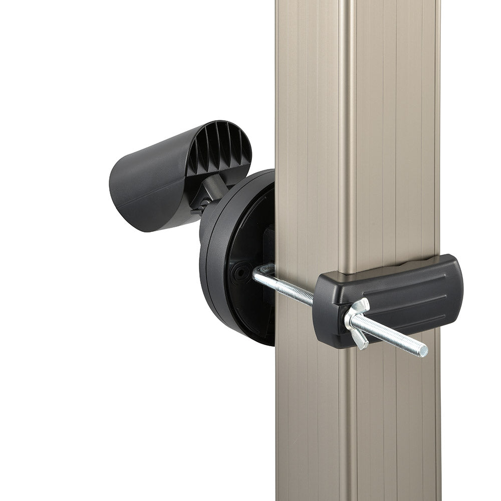 LEDセンサーライト(1灯/10W/1000Lm/白色LED/保護等級IPX4/コード長3m)_06-4287_LS-AS1000K4-K_OHM(オーム電機)