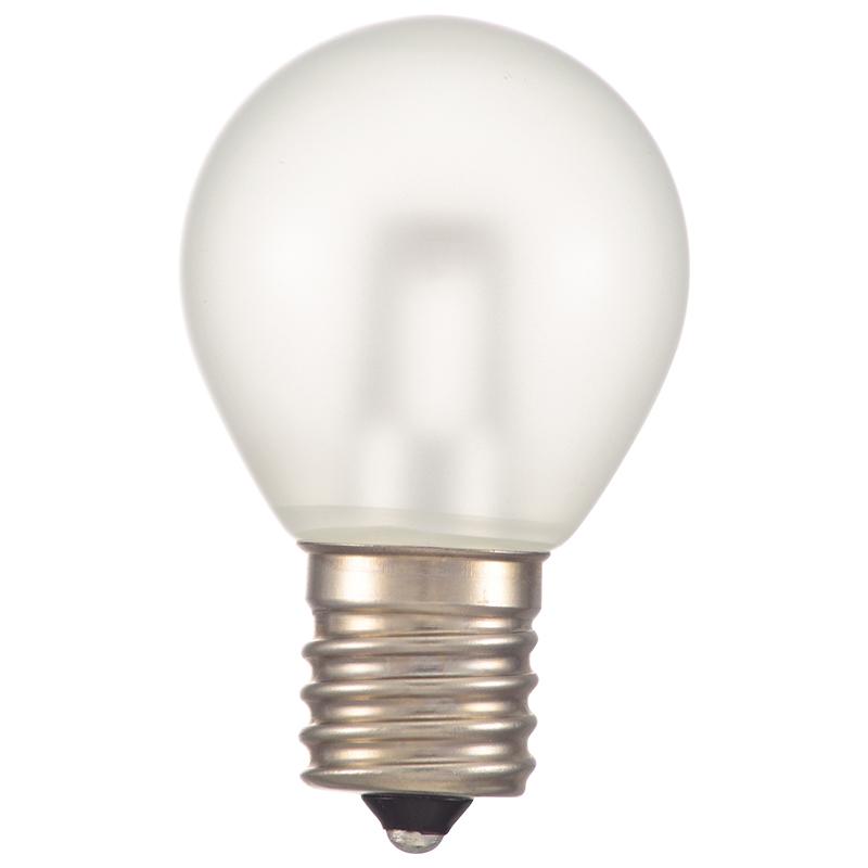 LEDサイン球(装飾用/1.2W/50lm/フロスト電球色/S35/E17)_06-4642_LDS1L-H-E17 13F_OHM(オーム電機)