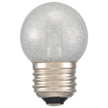 LEDミニボール球(装飾用/1.4W/55lm/銀(昼白)色/G40/E26)_06-4681_LDG1N-H 13S_OHM(オーム電機)