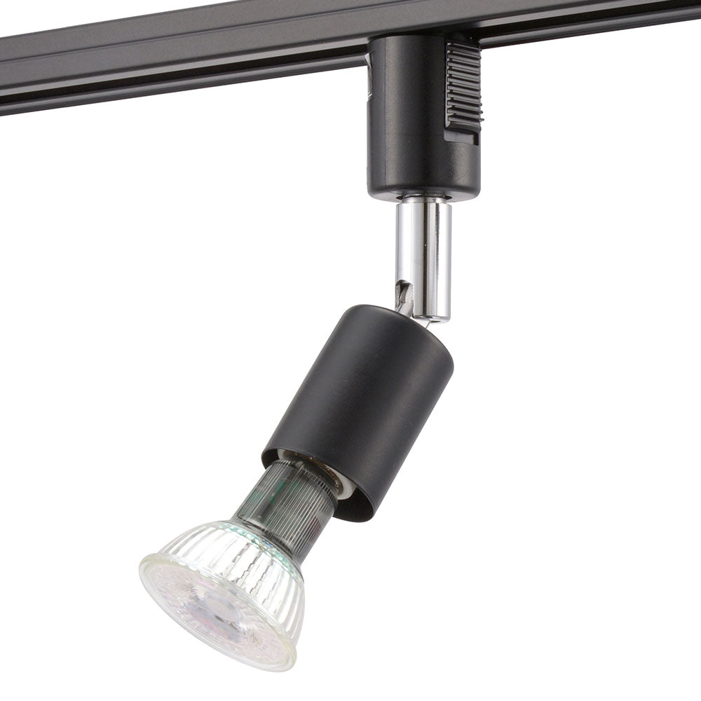 レールライト(口金E17/アーム長94mm/ブラック/電球別売)_06-5004_ORL-E1701-K_OHM(オーム電機)