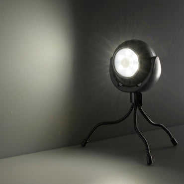 LEDガーデンライト(明暗+人感センサー/昼白色/100 lm/防水性能IPX5/着脱式三脚付/単3形×3本使用/ブラック)_06-5051_LS-B100JT-3K_OHM(オーム電機)