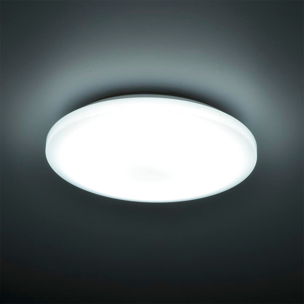LEDシーリングライト(直径45cm/6畳用/調光4段階/昼光色/最大3000 lm/24W)_06-5595_LE-Y24D6G-W4_OHM(オーム電機)
