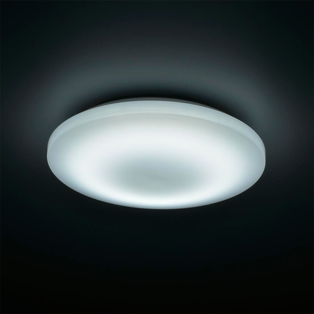 LEDシーリングライト(直径45cm/6畳用/調光4段階/昼光色/最大3000 lm/24W)_06-5595_LE-Y24D6G-W4_OHM(オーム電機)