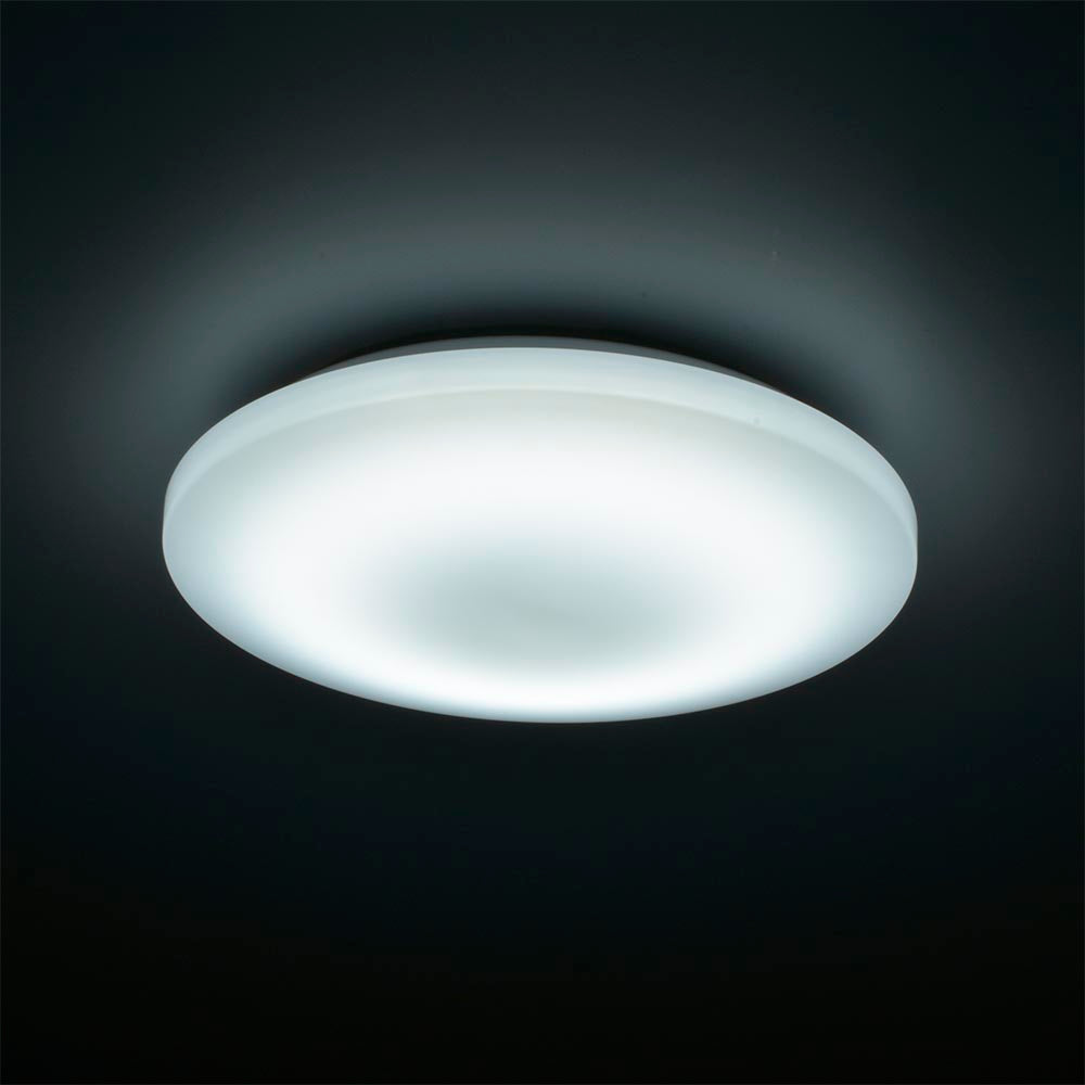 LEDシーリングライト(直径45cm/8畳用/調光4段階/昼光色/最大3800 lm/36W)_06-5596_LE-Y36D8G-W4_OHM(オーム電機)