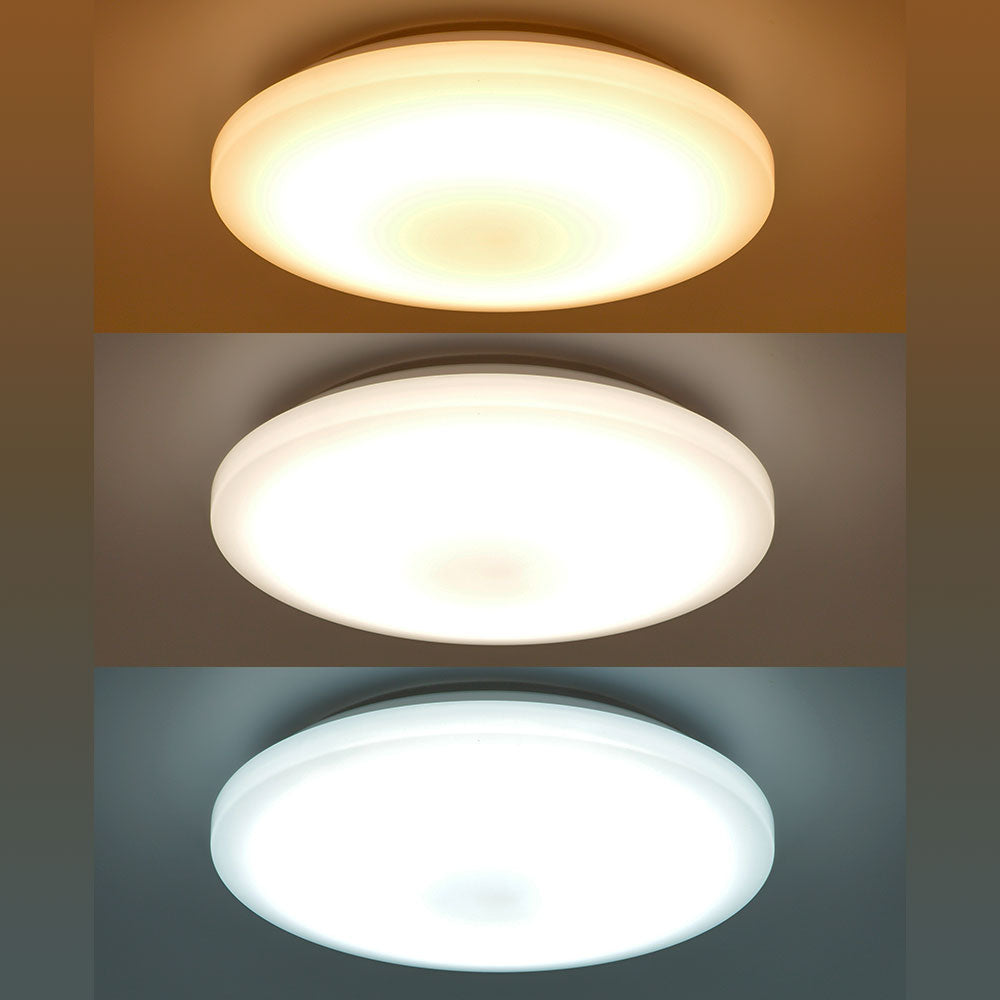 LEDシーリングライト 調色11段階・調光10段階(~6畳用/直径45cm/全灯時33W/3300 lm)_06-5598_LE-Y33T6G-W1_OHM(オーム電機)