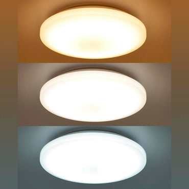LEDシーリングライト 調色11段階・調光10段階(~8畳用/直径45cm/全灯時37W/3800 lm)_06-5599_LE-Y37T8G-W1_OHM(オーム電機)