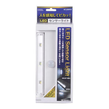 LEDセンサーライト ホワイト_07-9757_NIT-L033M-W_OHM(オーム電機)