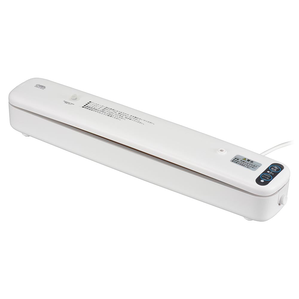 密封パック器(85W/接着部温度140度/脱気+シールで約35秒/ホワイト)_08-0725_COK-E-SL02_OHM(オーム電機)