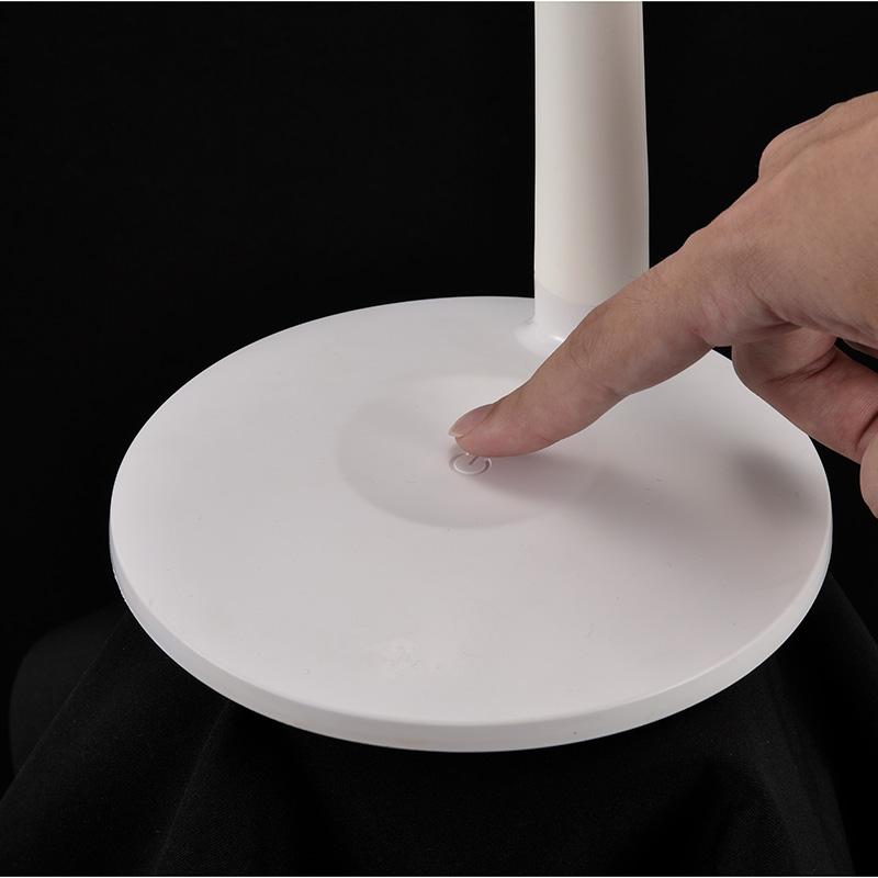 ルーペ付きLEDスタンドライト(レンズ幅100mm/ホワイト)_08-0787_DS-L24ZS-W_OHM(オーム電機)