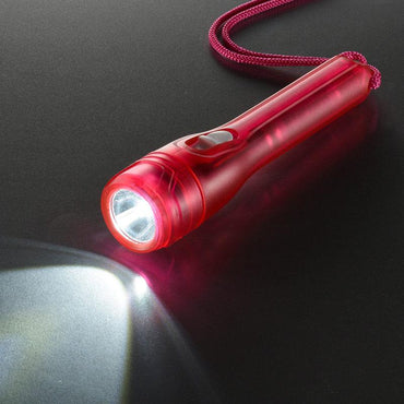 LED懐中ライト(単3形×2本付属/69lm/白色LED/連続使用29時間/ピンク)_08-0839_LHP-06B5-P_OHM(オーム電機)