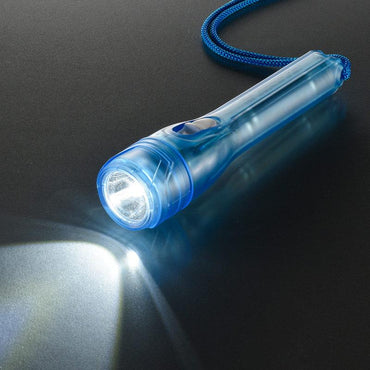 LED懐中ライト(単3形×2本付属/69lm/白色LED/連続使用29時間/ブルー)_08-0840_LHP-06B5-A_OHM(オーム電機)