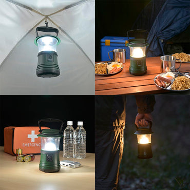 調色調光LEDランタン(昼光色、電球色/調光2段階/480Lm 昼光Highモード/防水保護等級IPX4/単1形×3本使用)_08-0931_LN-50C7-G_OHM(オーム電機)