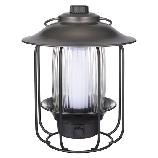 充電式調光調色ランタン【パニエ】(昼光色・電球色・白色モード/MAX370 lm/スマホ充電可/保護等級IPX4)_08-0933_LN-C40A7_OHM(オーム電機)