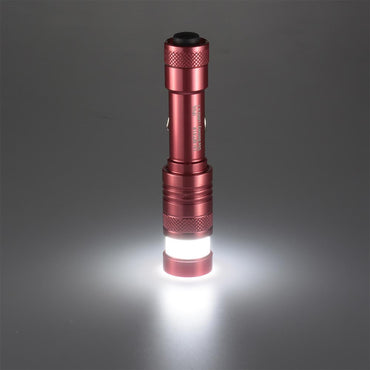 LEDミニライト(保護等級IP66防水/単4形x1本使用/18 lm/連続使用11.5h/ランタン機能付/レッド)_08-1004_LH-MY41-R2_OHM(オーム電機)