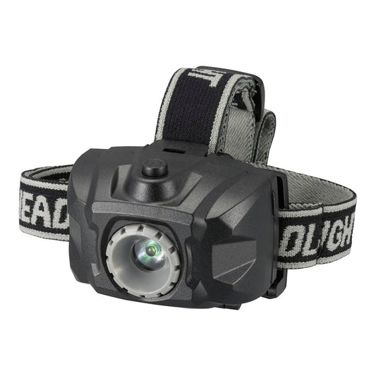 LEDヘッドライト(可動ヘッド/3点式ヘッドバンド/100Lm/防水保護IP66/単3形×2本使用/連続使用6.5時間)_08-1019_LC-SYW321-K2_OHM(オーム電機)