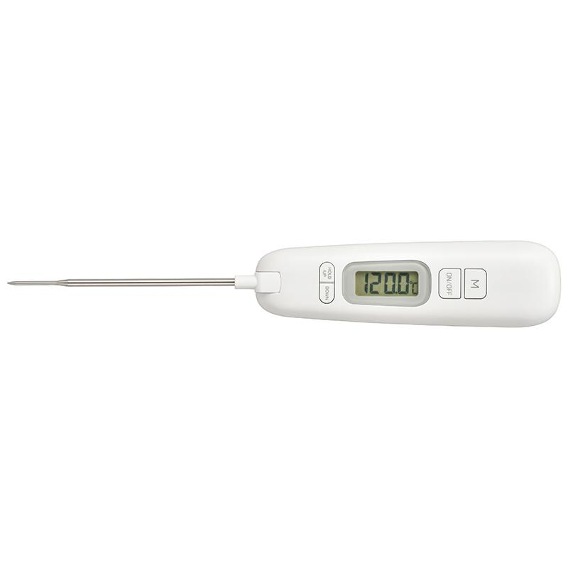 クッキング温度計(折りたたみ式/ホワイト)_08-1278_COK-Z200W_OHM(オーム電機)