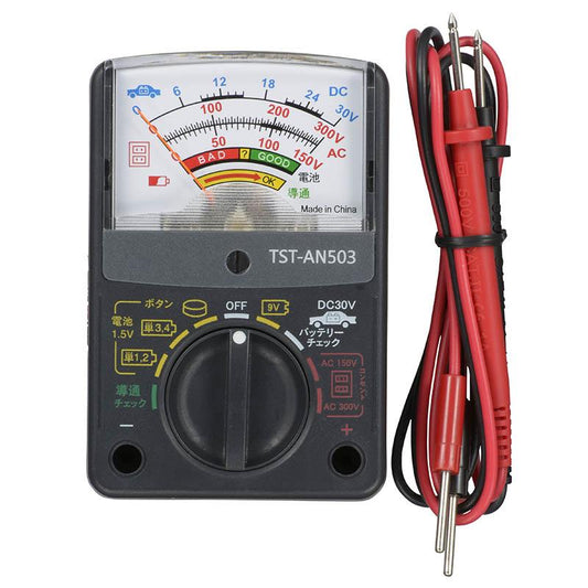 08-1287_TST-AN503_家庭用アナログテスター_OHM(オーム電機)