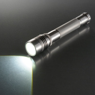 LEDズームライト(410Lm/スライドフォーカス/単3形×2本使用/連続使用6時間/保護等級IP66)_08-1336_LHA-SP410Z-S_OHM(オーム電機)