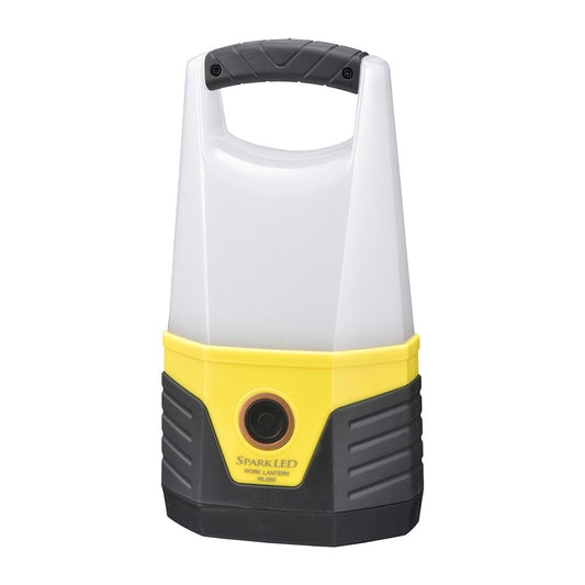 LEDワークランタン【水に浮く】(560 lm/防水性能IPX6/単2形×3本または単3形×3本使用/2m耐衝撃性能)_08-1363_LNSP-WL560-Y_OHM(オーム電機)