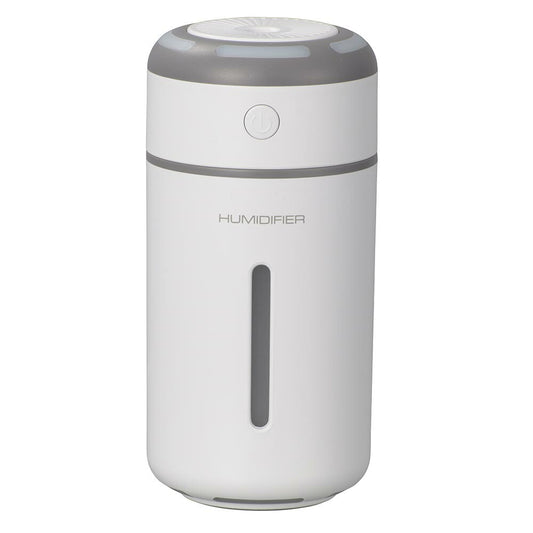 USB卓上加湿器(連続・間欠運転/LEDライトアップ機能/2W/容器容量230mL/ホワイト)_08-1424_KIS-UK230C-W_OHM(オーム電機)
