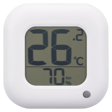 デジタル温湿度計(メモリー機能/置き掛け両用/ 単4形×1本使用/ホワイト)_08-1444_TEM-100B-W_OHM(オーム電機)