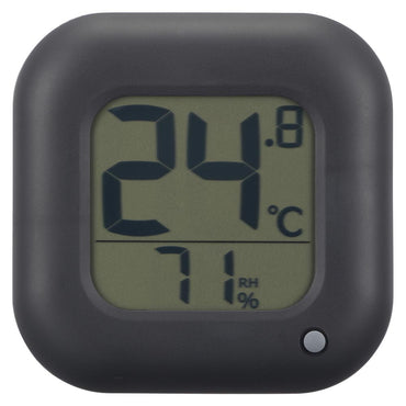 デジタル温湿度計(メモリー機能/置き掛け両用/ 単4形×1本使用/ブラック)_08-1445_TEM-100B-K_OHM(オーム電機)