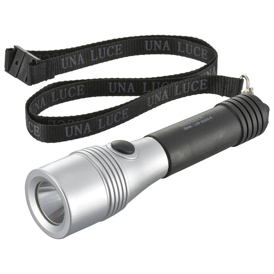 LEDライト(50Lm/単3形×2本付属/ネックストラップ付/ブラック)_08-1501_LHP-05D5-K_OHM(オーム電機)