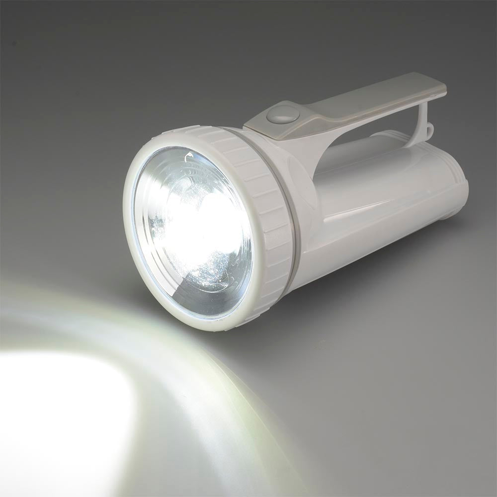 LED強力ライト(3W/240 lm/連続点灯60時間/防水性能IPX4/単1形×4本付属)_08-1504_LPP-24B5_OHM(オーム電機)