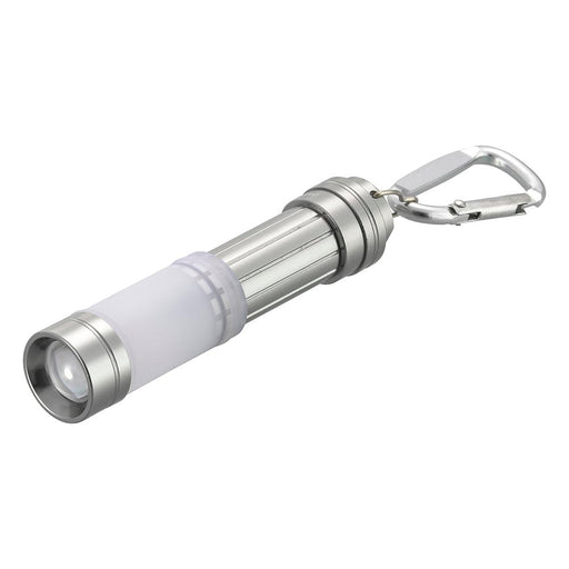 LEDキーライトらくらく(22 lm/LR44ボタン電池×3個付属/カラビナ付)_08-1512_LHA-ML02C5_OHM(オーム電機)