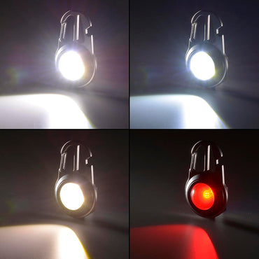 コンパクトツールLEDライト(USB充電式/MAX910lmで連続使用1.2時間/保護等級IPX4/ドライバー4本付き)_08-1518_LH-CC91A5_OHM(オーム電機)