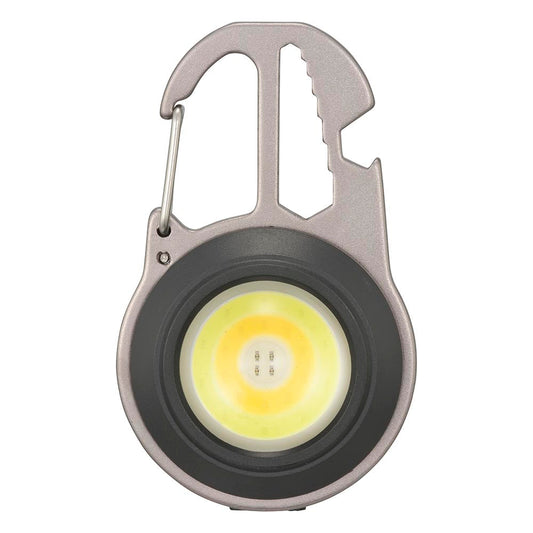 コンパクトツールLEDライト(USB充電式/MAX910lmで連続使用1.2時間/保護等級IPX4/ドライバー4本付き)_08-1518_LH-CC91A5_OHM(オーム電機)