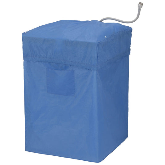 洗濯機カバー(外周合計220~260cm/全自動・二槽式兼用/ブルー)_08-3280_KAJ-SK001-A_OHM(オーム電機)