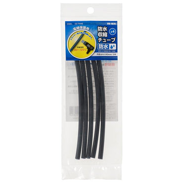 防水収縮チューブ(内径φ4×140mm/5本入)09-1874_DZ-TW4E_OHM(オーム電機)